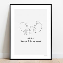 personlig mors dag tavla