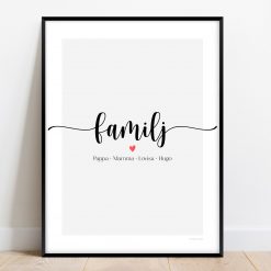 poster familj namn